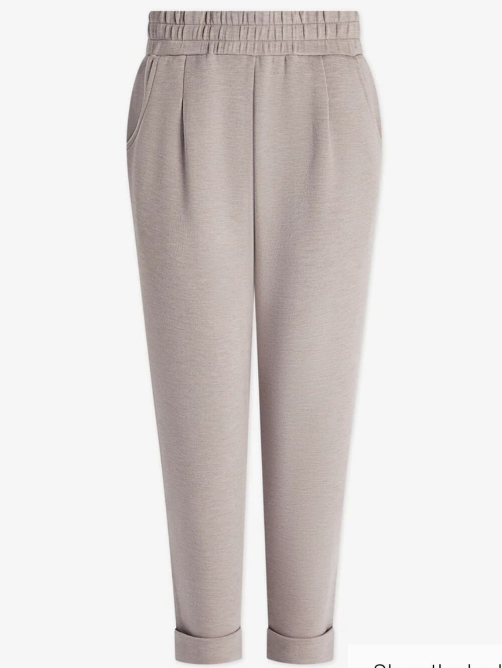 Varley Rolled Cuff Ankle Pant in Taupe Marl 25"